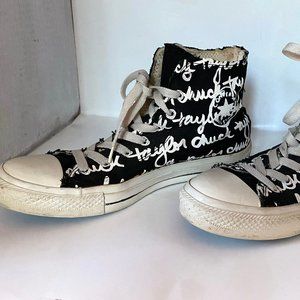 Black Converse Chuck Taylor Signature High Tops